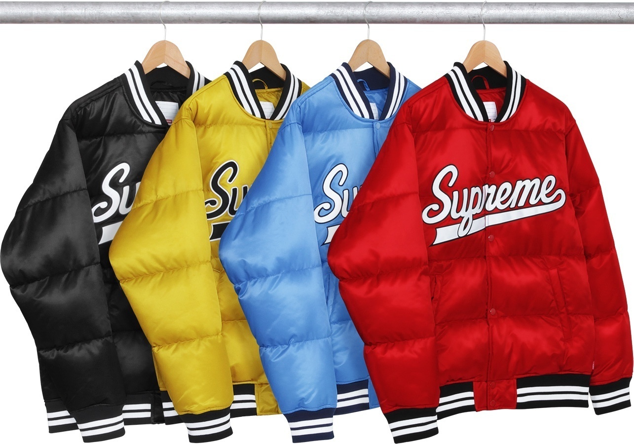 Script Varsity Puffy Jacket
